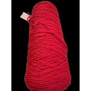 10oz 100% Hand Dyed Wool Yarn. Worsted Weight. Pink.